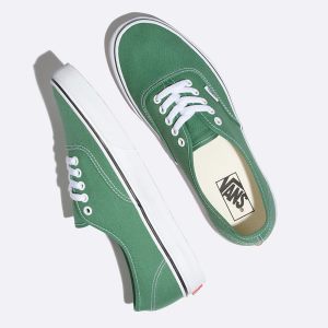 Vans Bayan Spor Ayakkabı Authentic Koyu Yeşil/Beyaz | 23338-443